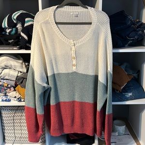 American Eagle Henley Sweater